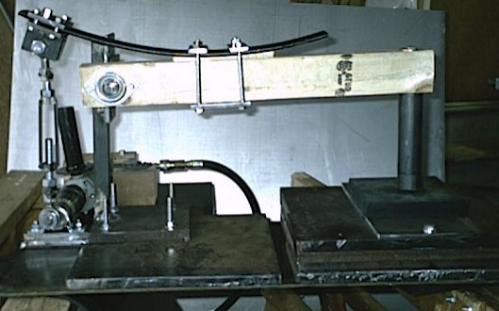 Side view of helve hammer